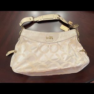Coach off white bag